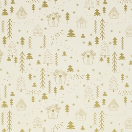 Papier cadeau, 70 cm x 1,5 m, No&euml;l, Cozy