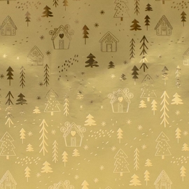 Papier cadeau, 70 cm x 1,5 m, No&euml;l, Elegant