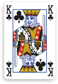 SOHO Premium speelkaarten, set van 2 stuks, rood en blauw