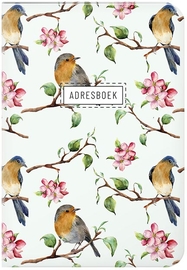 SOHO Birds and garden adresboek, 9 x 13 cm