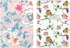 SOHO Birds and garden adresboek, 9 x 13 cm