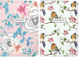 SOHO Birds and garden adresboek, 11 x 17 cm