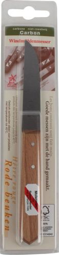 Herder molenmes, carbon/hout, 8,5 cm