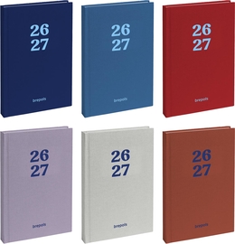 Brepols journal de classe &eacute;tudiant Rainbow, couleurs assorties, 2026-2027