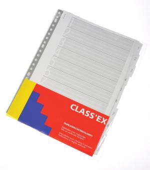 Class'ex tabbladen set 1-10, 10-delig, m