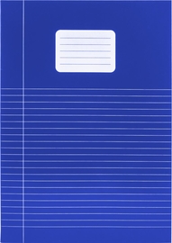 SOHO Basic schrift, A4, 40 vel, gelijnd, met kantlijn, geassorteerde kleuren