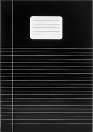 SOHO Basic schrift, A4, 40 vel, gelijnd, met kantlijn, geassorteerde kleuren