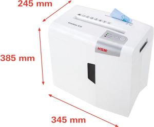 HSM shredstar S10 papiervernietiger, 6 mm