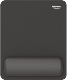 Fellowes Breyta muismat met polssteun, zwart