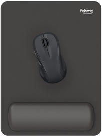 Fellowes Breyta muismat XL met polssteun, zwart