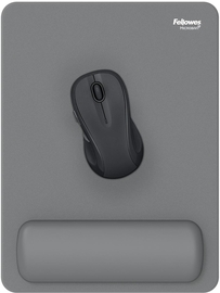 Fellowes Breyta muismat XL met polssteun, grijs