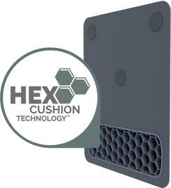 Fellowes Breyta muismat XL met polssteun, marine