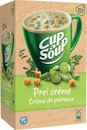 Cup a soup prei creme + korst pak van 21