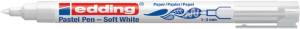 Edding Soft Pastel pen, blanc