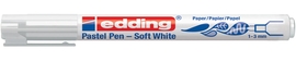 Edding Soft Pastel pen, blanc