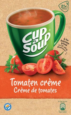 Cup-a-Soup tomaten cr&egrave;me, pak van 21 zakjes