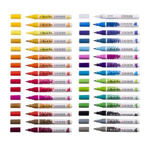 Talens Ecoline Brush pen, etui van 30 stuks, set Primaire