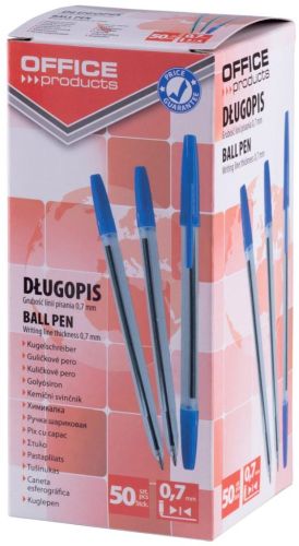OFFICE products balpen 0,7 mm, blauw