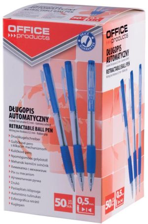 OFFICE products balpen 0,5 mm, blauw