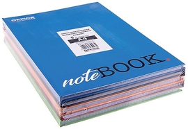 OFFICE products schrift met harde kaft, A4, 96 blad, met kantlijn, geruit 5mm