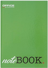 OFFICE products schrift met harde kaft, A4, 96 blad, met kantlijn, gelijnd
