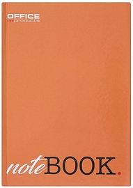 OFFICE products schrift met harde kaft, A5, 96 blad, met kantlijn, gelijnd