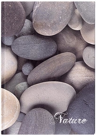 OFFICE products schrift, Nature, met harde kaft, A4, 96 blad, met kantlijn, gelijnd