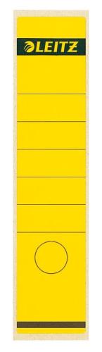 Leitz rugetiketten 61 x 285 mm, geel - 1