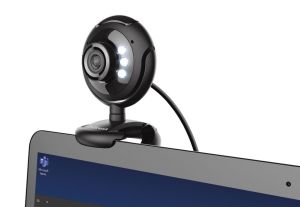 Trust Spotlight Pro webcam, met ingebouwde microfoon en ledlampjes