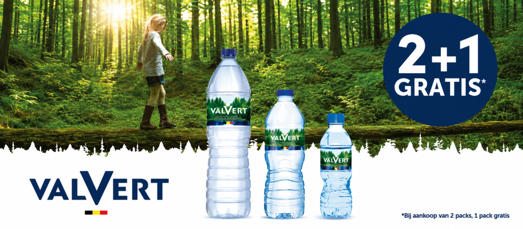 Valvert actie: 2+1 gratis!