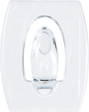 Command decohaak, small, draagvermogen 225 gram, transparant, blister van 6 stuks