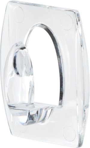 Command decohaak, small, draagvermogen 225 gram, transparant, blister van 6 stuks