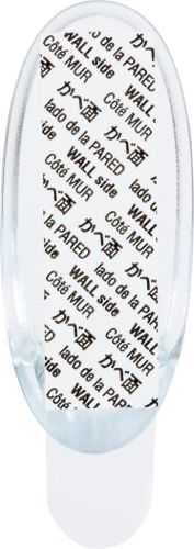 Command decohaak, medium, draagvermogen 900 gram, transparant, blister van 2 stuks