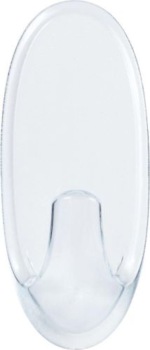 Command decohaak, medium, draagvermogen 900 gram, transparant, blister van 2 stuks