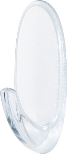 Command decohaak, medium, draagvermogen 900 gram, transparant, blister van 2 stuks