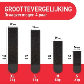 Command fotolijststrip, medium, draagvermogen 5 kg, zwart, blister van 8 stuks