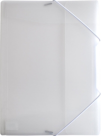 SOHO Basic elastomap, A4, PP, grijs, zwart en transparant