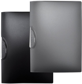 SOHO Basic klemmap, A4, PP, grijs en zwart