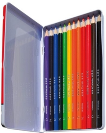 Creakit kleurpotloden, metalen doos van 12 stuks in geassorteerde kleuren