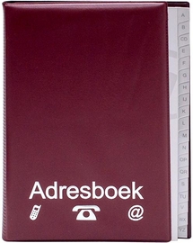 SOHO Optivision adresboek, 14,8 x 21 cm, PP, 4 ringen, geassorteerde kleuren