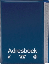 SOHO Optivision adresboek, 14,8 x 21 cm, PP, 4 ringen, geassorteerde kleuren