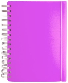 SOHO notitieboek, PP, A6, spiraal, 100 vel, gelijnd, geassorteerde kleuren