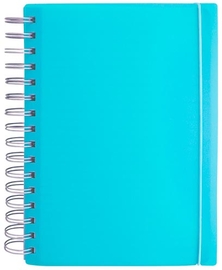 SOHO notitieboek, PP, A6, spiraal, 100 vel, gelijnd, geassorteerde kleuren