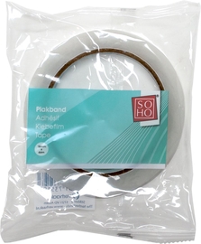 SOHO ruban adh&eacute;sif, 18 mm x 66 m, transparent