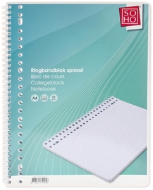 SOHO collegeblok, A4, 80 vel, geruit 10 mm
