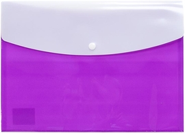 SOHO documentenmap met drukknopsluiting, A4, PP, geassorteerde kleuren