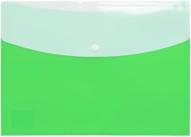 SOHO documentenmap met drukknopsluiting, A4, PP, geassorteerde kleuren