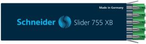 Schneider balpenvulling Slider 755 XB, groen
