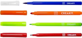 Creakit viltstift, multifunctioneel, geassorteerde kleuren, pak van 38 stuks