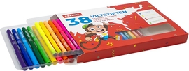 Creakit viltstift, multifunctioneel, geassorteerde kleuren, pak van 38 stuks